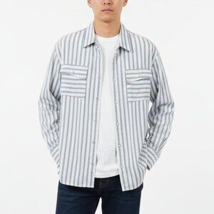 Diesel Long Sleeve Western Casual Button-Down Shirts Men XL